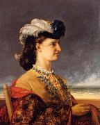 Gustave Courbet Portrait of Countess Karoly oil painting artist